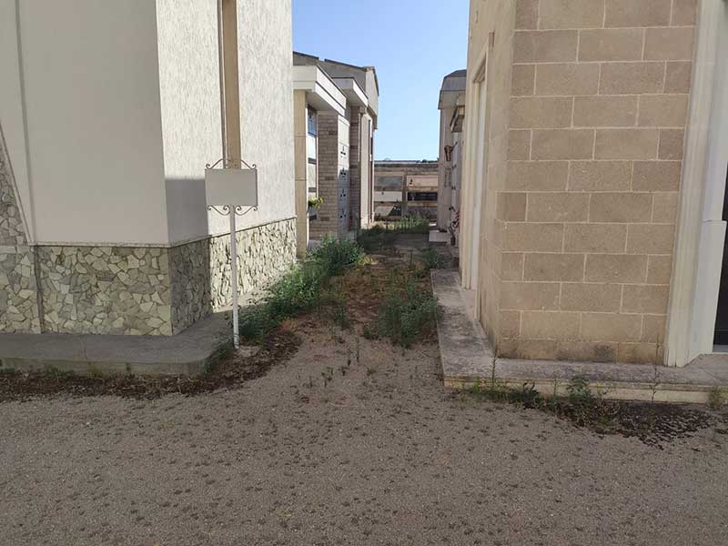 L'”eterno” degrado del cimitero di Galatina. Incuria e mancanza di rispetto per un luogo sacro