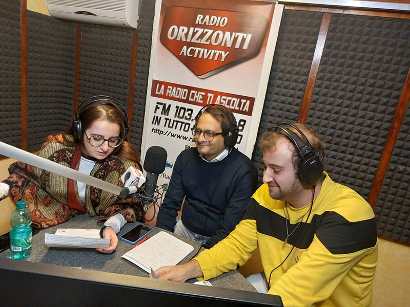 “Un tavolo per due” in onda su Radio Orizzonti Activity. Ospite della puntata il Sindaco Vergine