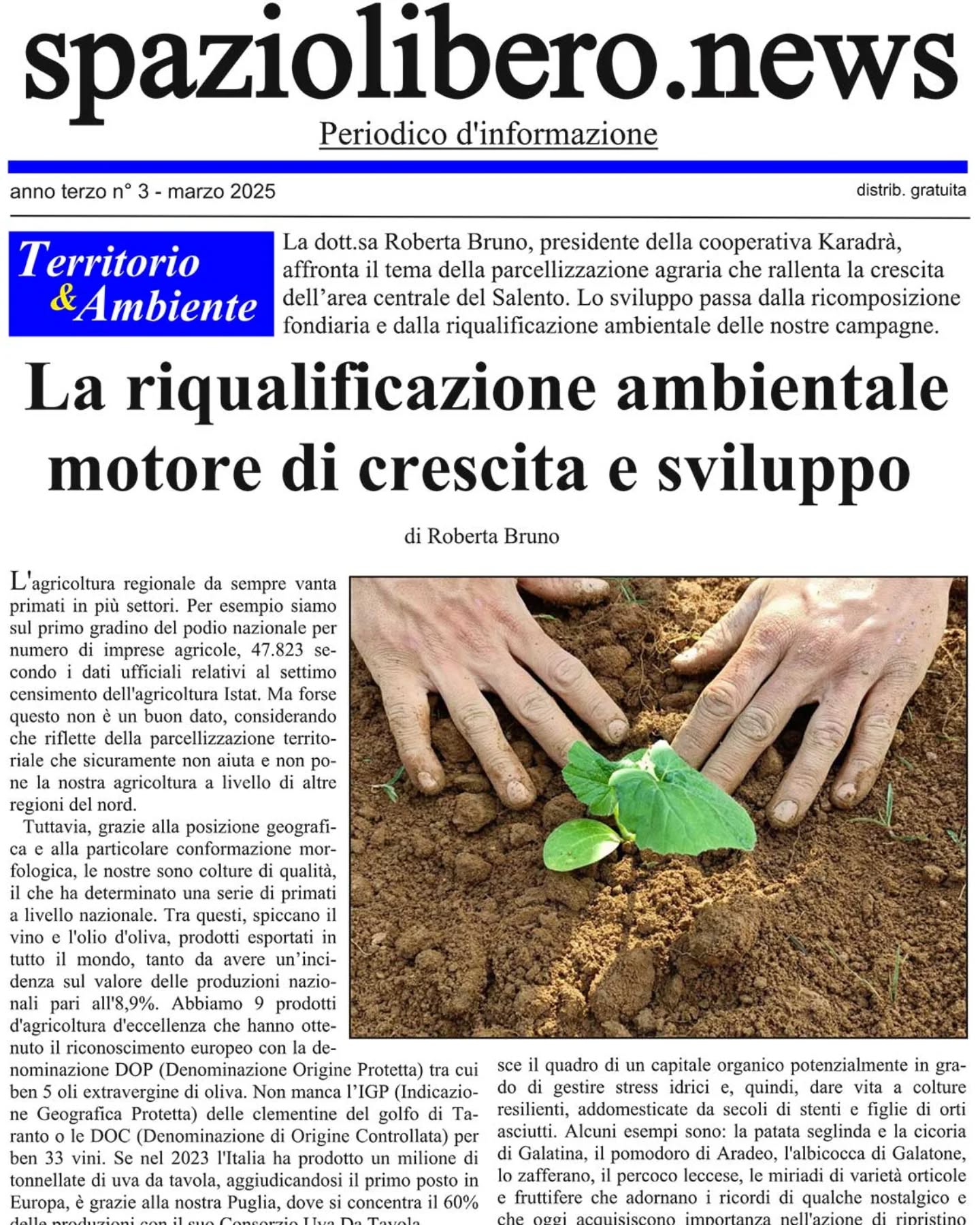 📰 È in distribuzione il nuovo numero! Scarica la tua copia gratuita dal sito.

🌐 www.spaziolibero.news